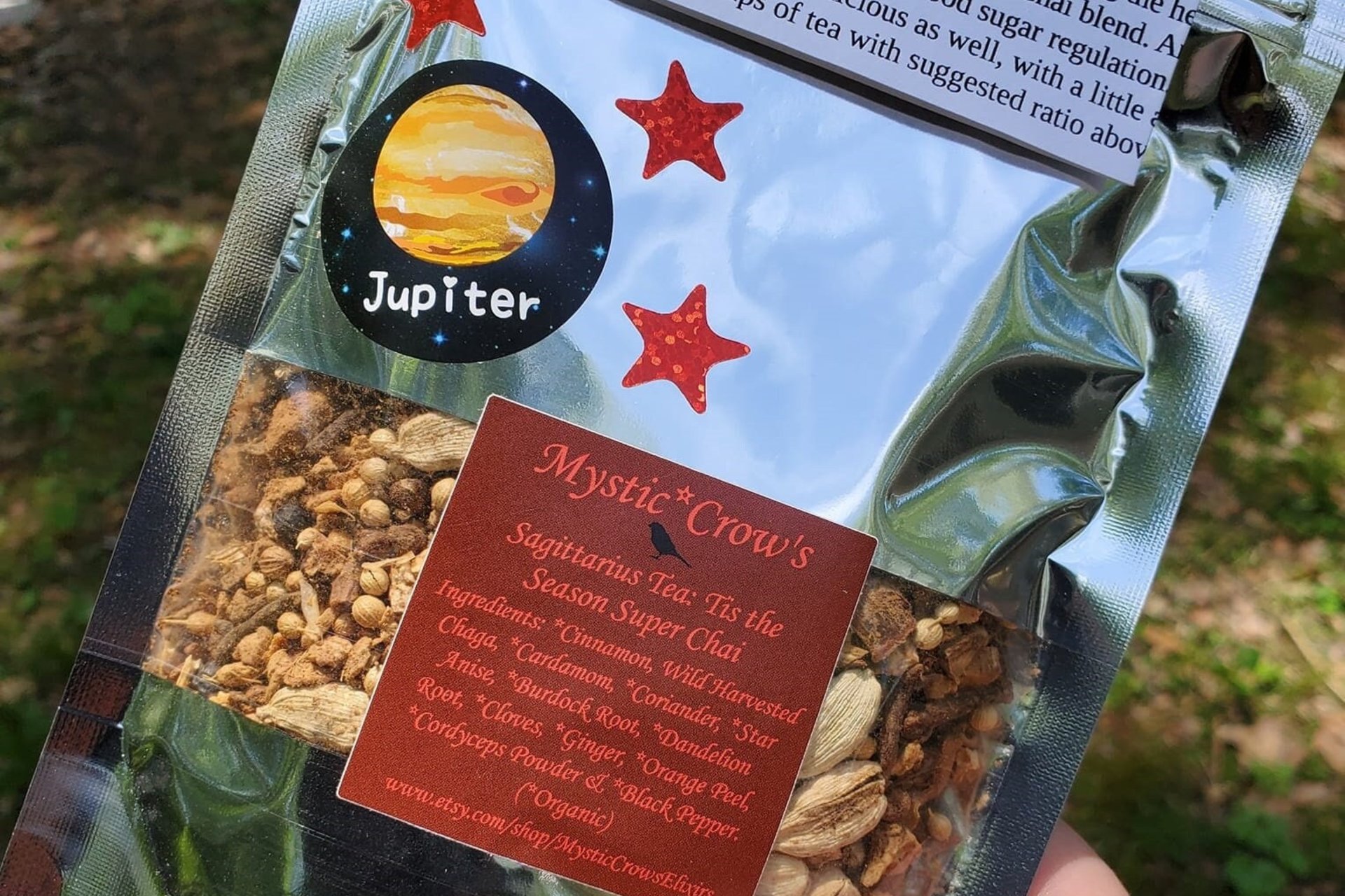 Mystic Crow's Sagittarius Tea Tis the Season Super Chai